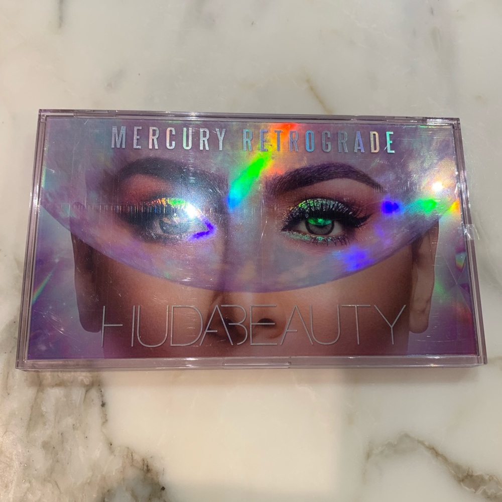 Authentic swatched Huda Beauty Mercury Retrograde